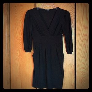Black sweater dress